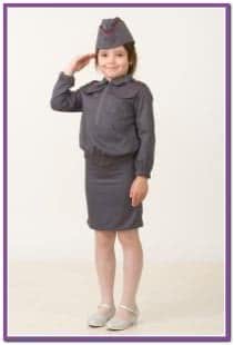 Детский костюм девочки полицейской