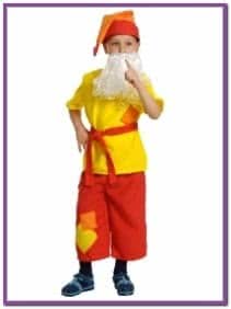 Детский костюм Гнома Скромника