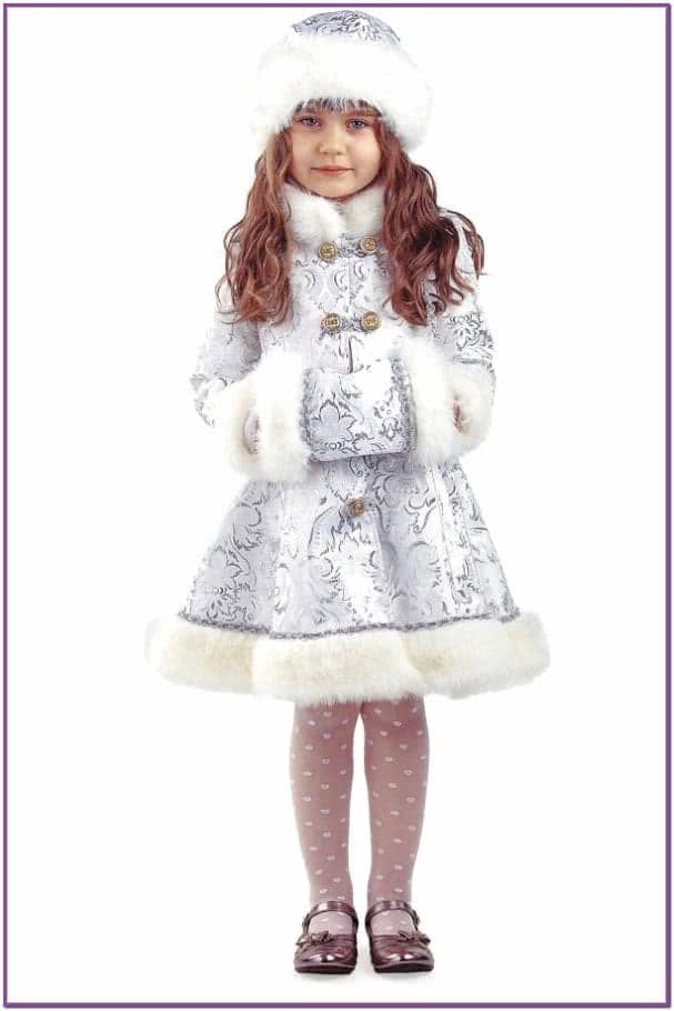 Детский костюм хрустальной снегурочки