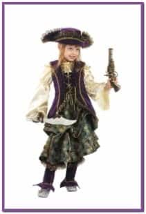 Детский костюм капитанши пиратов