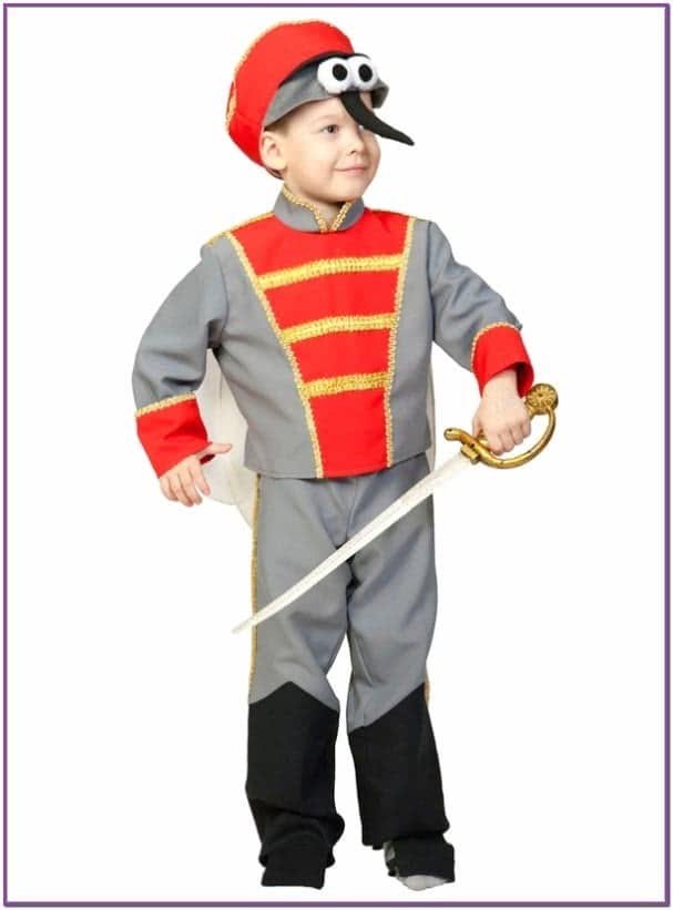 Детский костюм Комарика со шпагой