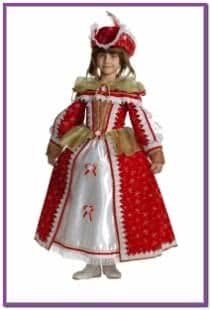 Детский костюм королевы мушкетеров