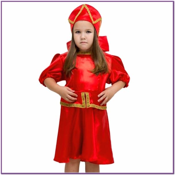 Детский костюм Красная Кадриль плясовой