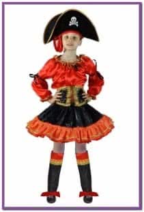 Детский костюм Красной Пиратки
