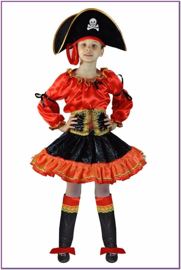 Детский костюм Красной Пиратки