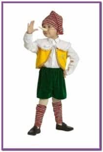 Детский костюм мальчика Пинокио