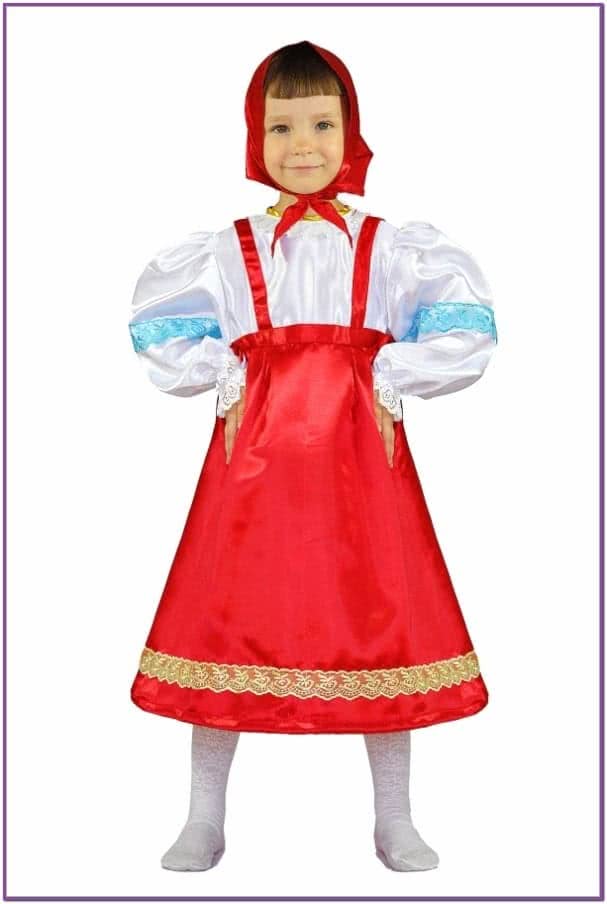 Детский костюм Маши из мультика