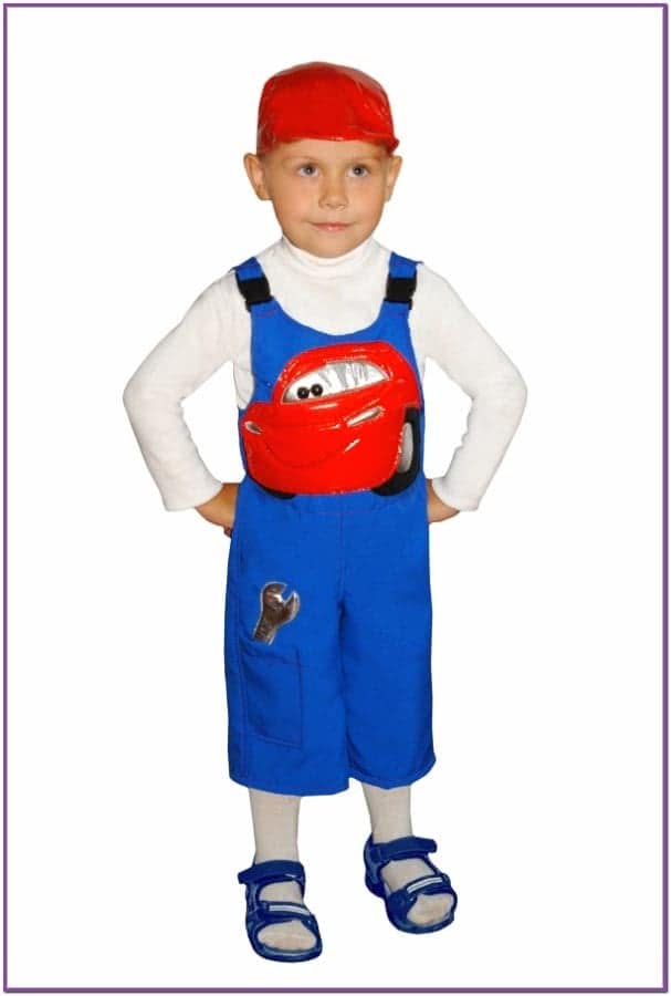Детский костюм Механика из Тачки