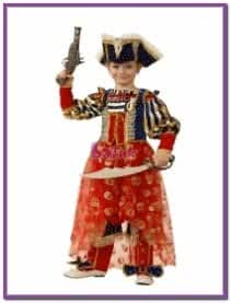 Детский костюм морской пиратки