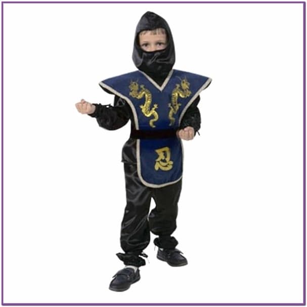 Детский костюм ниндзя синий