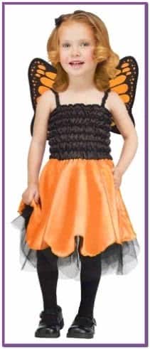Детский костюм оранжевой Бабочки