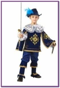 Детский костюм отважного мушкетёра