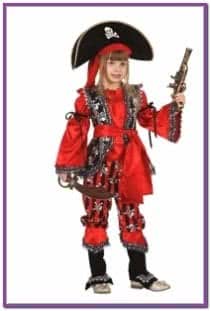 Детский костюм пиратки-разбойницы