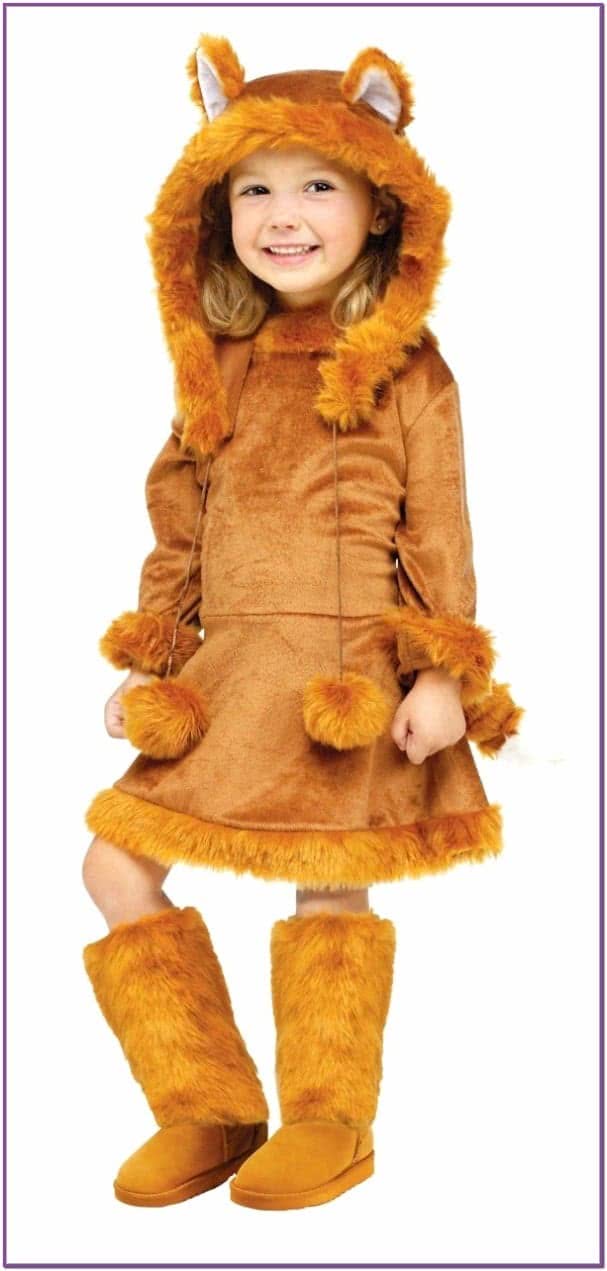 Детский костюм рыжей лисицы