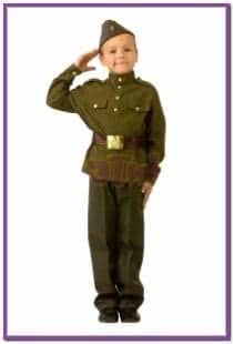 Детский костюм солдата