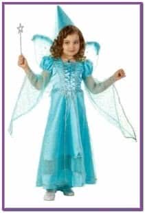 Детский костюм Волшебной Феи голубой