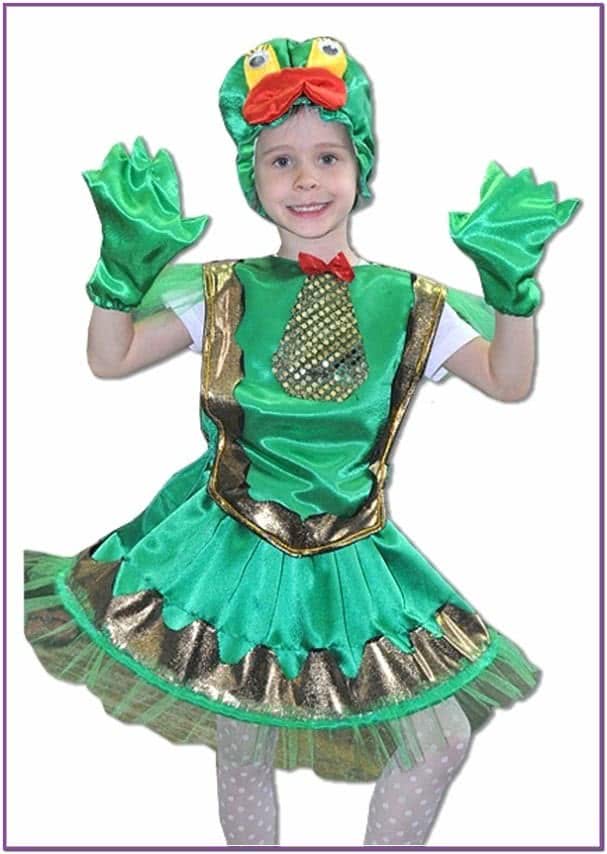 Детский костюм яркой лягушки