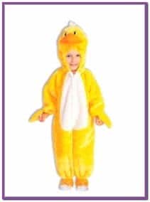 Детский костюм желтого цыпленка