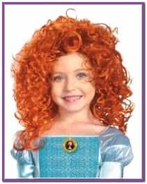 Детский парик рыжей Мериды