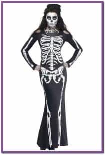 Длинное платье Скелет