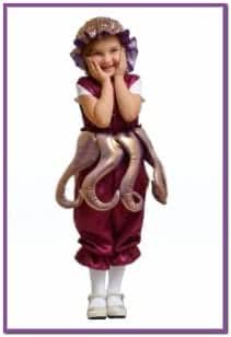 Фиолетовый костюм осьминожки