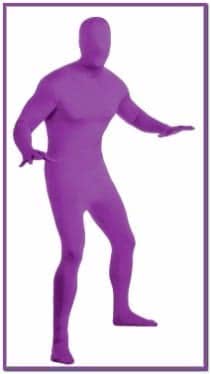 Фиолетовый костюм Зентай вторая кожа