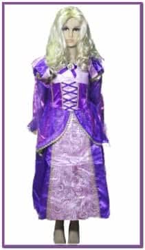 Фиолетовое платье Рапунцель