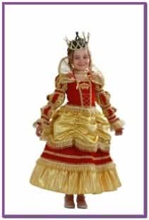 Карнавальный костюм золотистой королевы