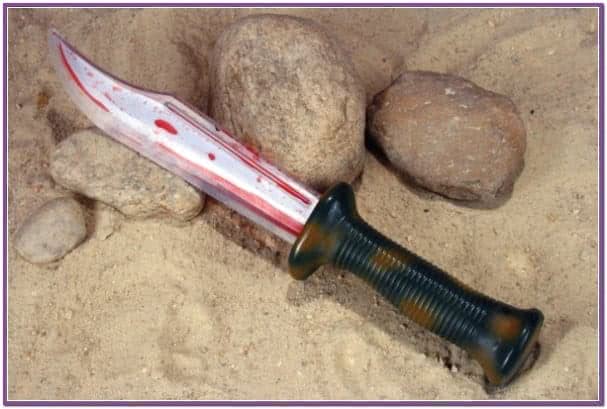 Кровавый нож выжившего