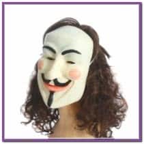 Латексная маска Анонимуса