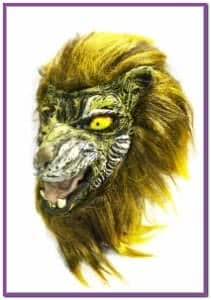 Латексная маска тигра-оборотня