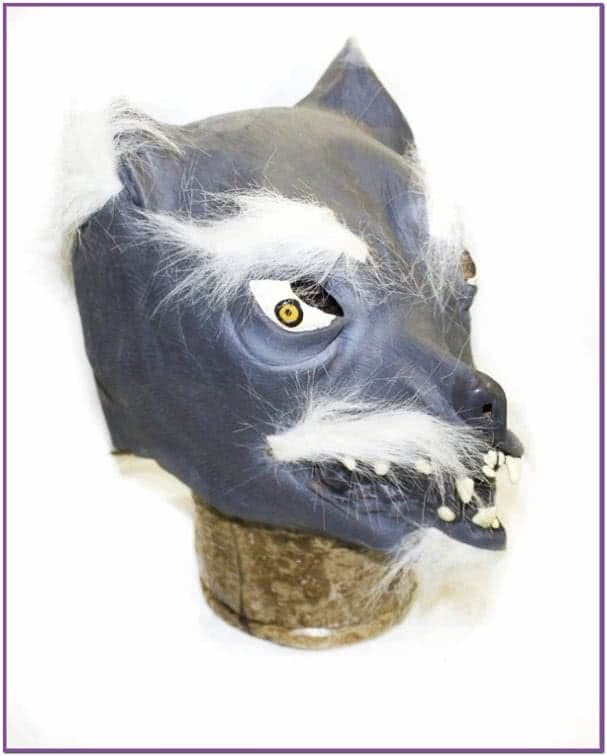 Латексная маска волка