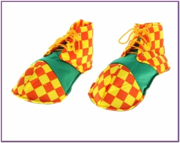 Мягкие клоунские ботинки