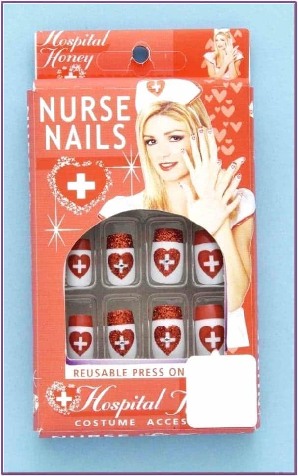Накладные ногти медсестры