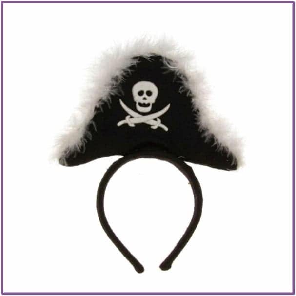 Ободок пиратская шляпа