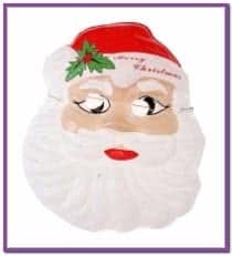 Пластиковая маска Дед Мороз