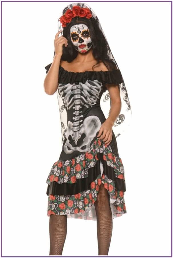 Платье Цветочный скелет