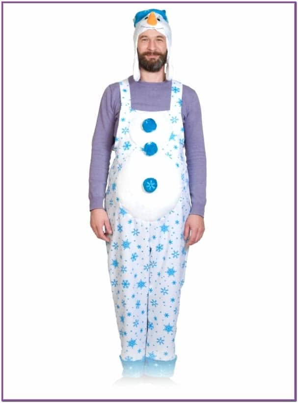 Плюшевый костюм Снеговик