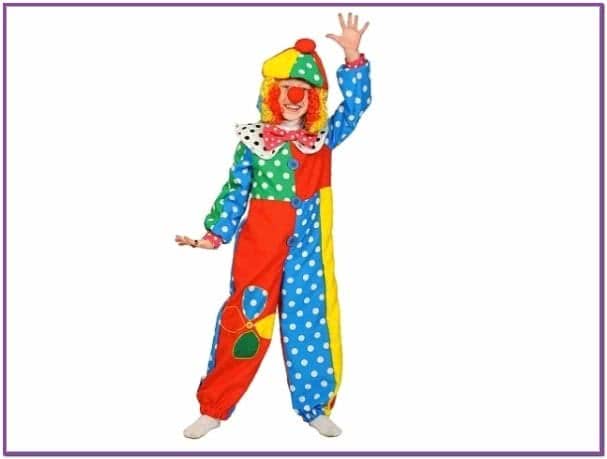 Разноцветный костюм клоуна Фили