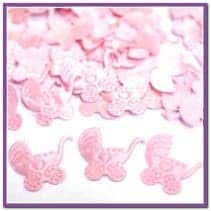 Розовое конфети Коляска