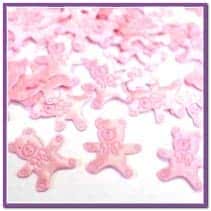 Розовое конфети Медвежонок