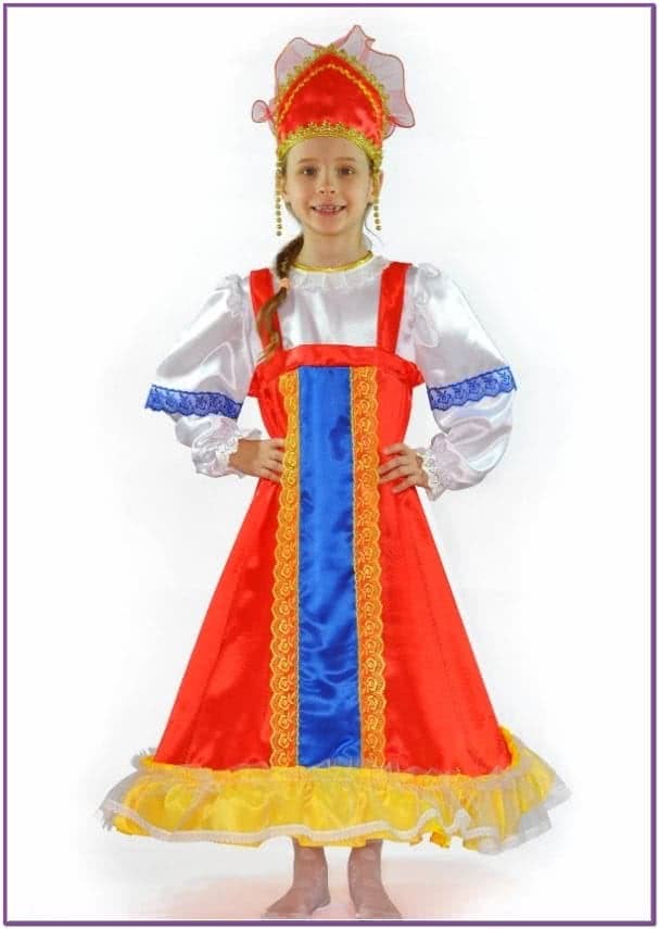 Русский наряд для девочек