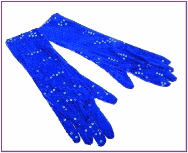 Синие перчатки Бурлеск