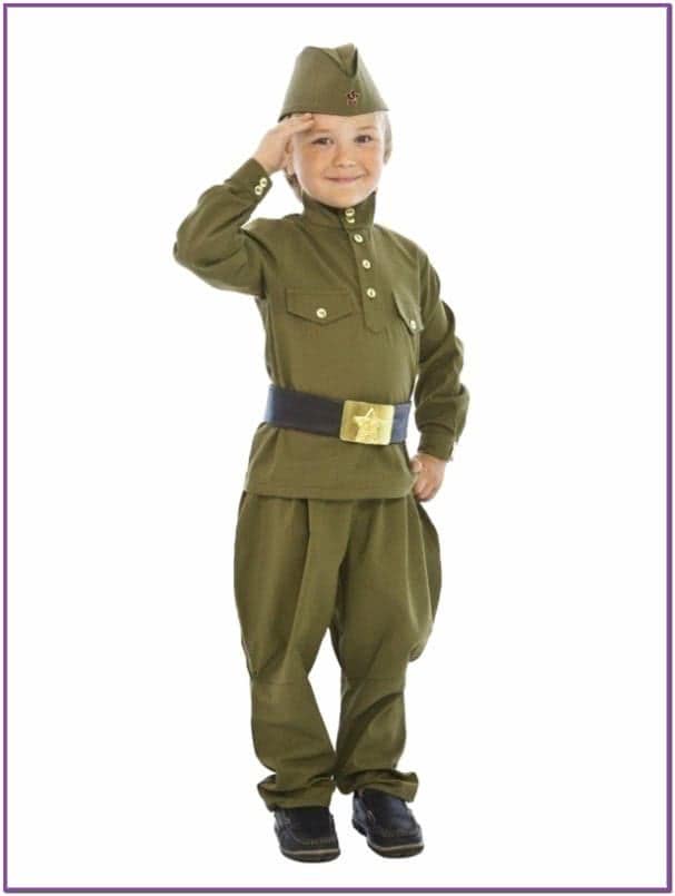 Военный комплект детский