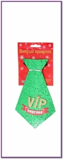 Зеленый галстук VIP