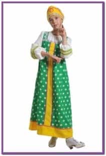 Зеленый костюм Аленушки